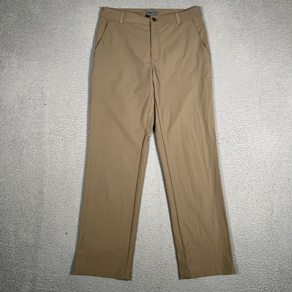 VRST Pants Mens 32x30 Brown‎ Slim Commuter Tech Casual Preppy Pockets Logo